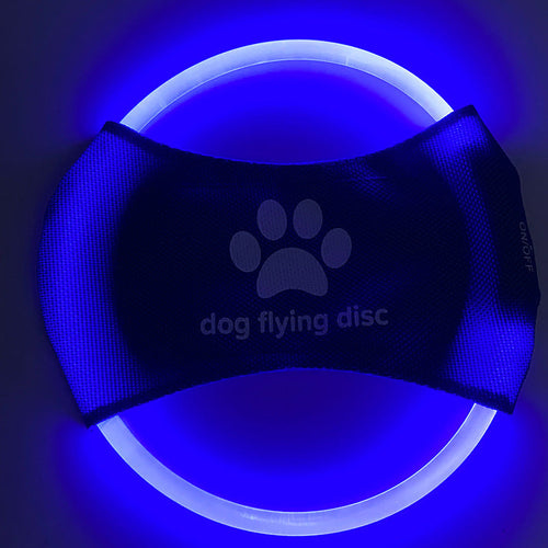 Disco Volador LED para Perros- Juguete Luminoso Interactivo Nocturno