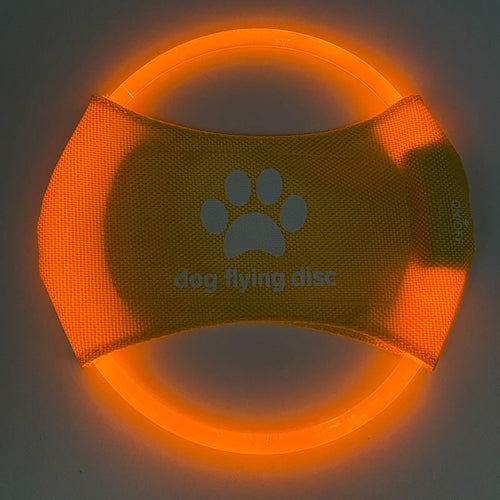 Disco Volador LED para Perros- Juguete Luminoso Interactivo Nocturno